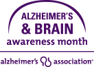 Alzheimers Awareness month logo