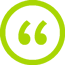 A green background with a white border.